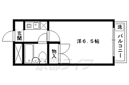 コーポミカゲ 1Kの間取図画像