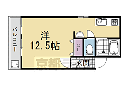 セントーサ ワンルームの間取図画像