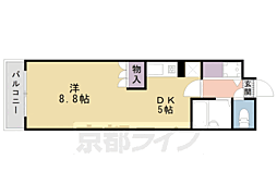 エリーフラッツ西ノ京 4階