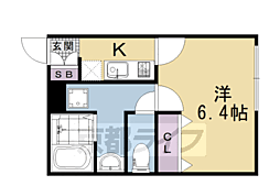 グレースアレイ西院 3階/301