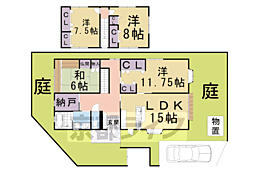 太秦青木ヶ原町貸家