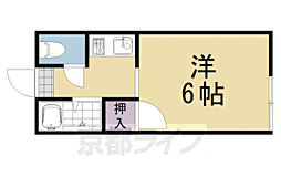 ハイツエバーグリーン 1Kの間取図画像