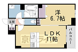 シャーメゾン三条東山 2階