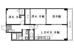 ロイヤルハイツ高塚II 4階/-