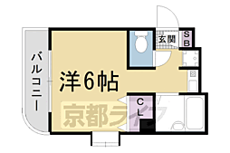 エスペランストリイ 1Kの間取図画像