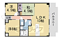 ライオンズマンション山科御陵1階13.5万円