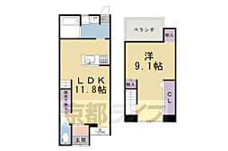 北区衣笠開キ町貸家