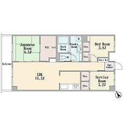 間取図画像 2SLDK