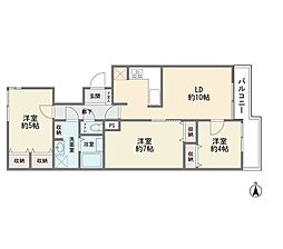 間取図画像 3LDK