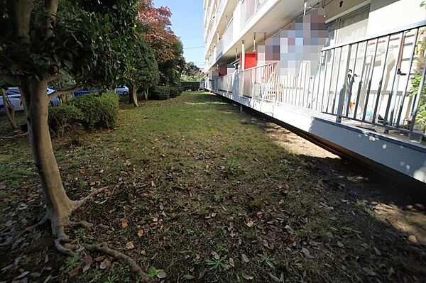 マンションの敷地内には、植栽が施されております♪