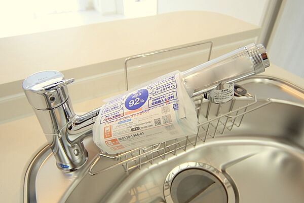 浄水器一体型水栓で、いつもクリーンなお水を。