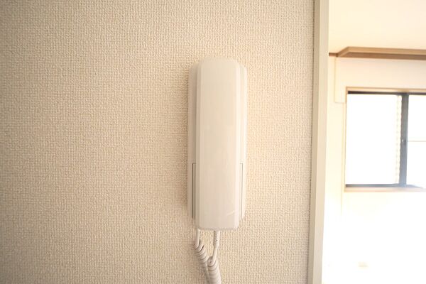 来訪者の確認ができる、インターホンです。