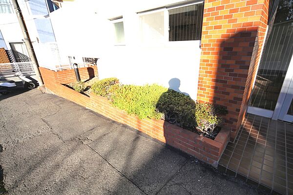 マンションの敷地内には、植栽が施されております♪