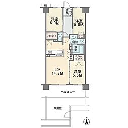 間取図画像 3LDK