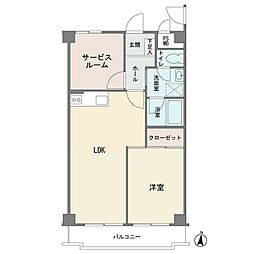間取図画像 1SLDK