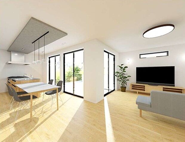 広々としたLDK23.1帖です! リビングイン階段となっております♪