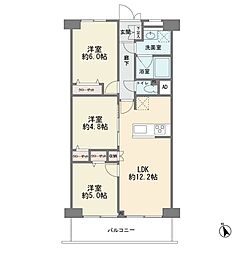 ルネ稲城 3LDKの間取図画像
