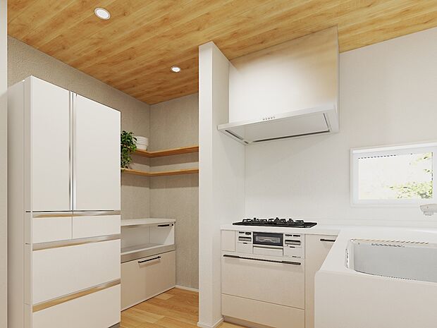 カウンターキッチンで、お料理しながら会話が楽しめます♪