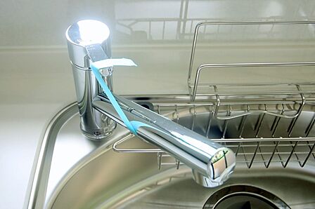 浄水器一体型水栓で、いつもクリーンなお水を。