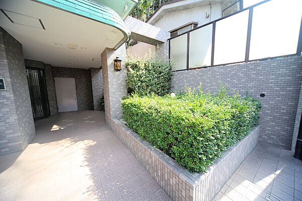 エントランスの横には、植栽が施されております♪