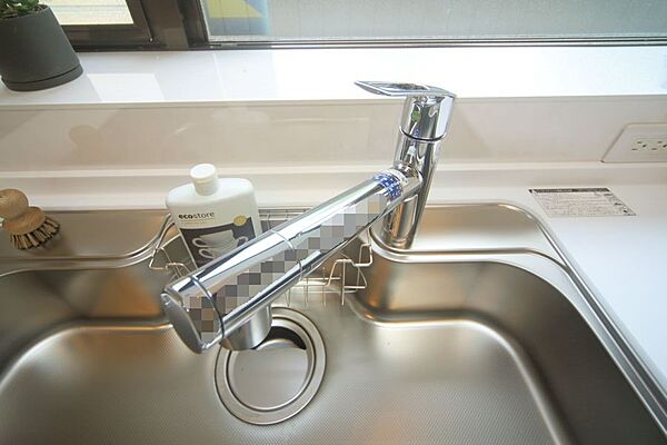 浄水器一体型水栓で、いつもクリーンなお水を。