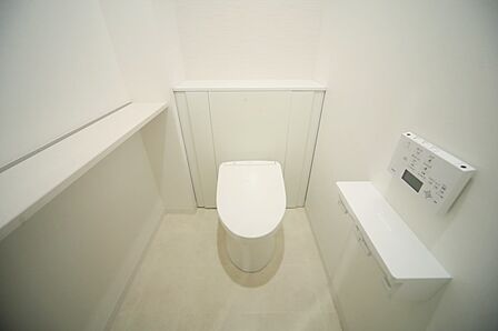 温水洗浄機能付きトイレで、いつも快適にお使いいただけます♪