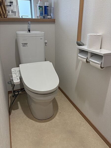 温水洗浄機能付きトイレで、いつも快適にお使いいただけます♪