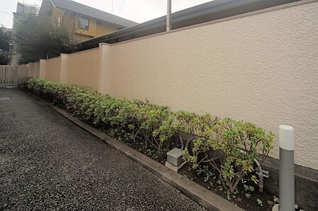 マンションの敷地内には、植栽が施されております♪