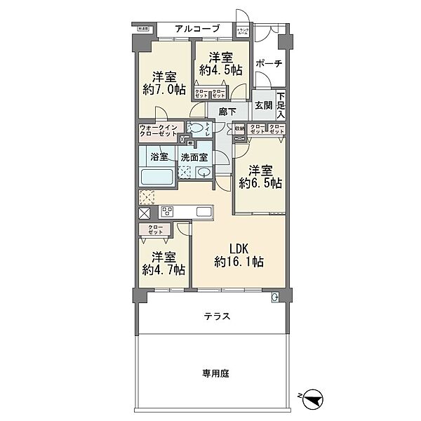 間取りを拡大表示