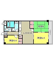 アスティー霞台 3LDKの間取図画像