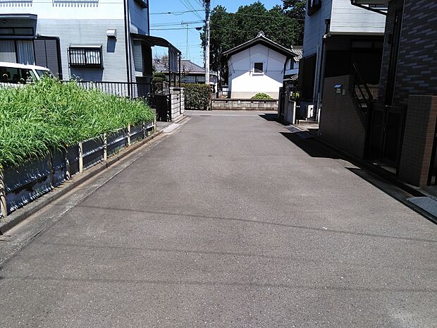 前面道路の写真です