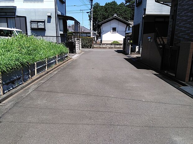 前面道路の写真です