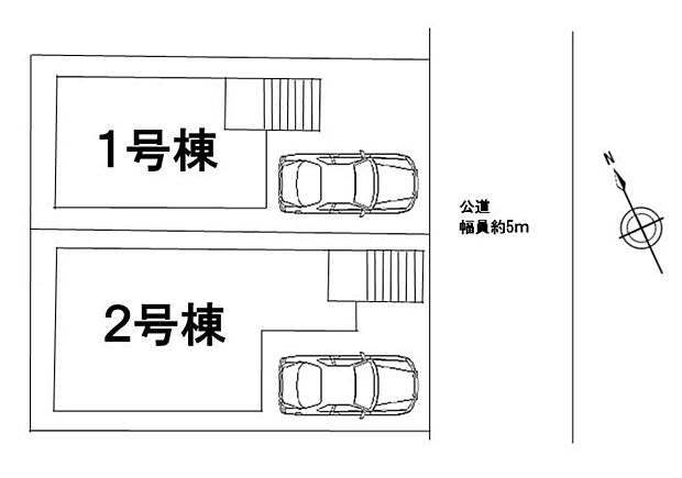 本物件は2号棟です
