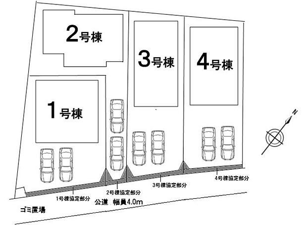 本物件は3号棟です