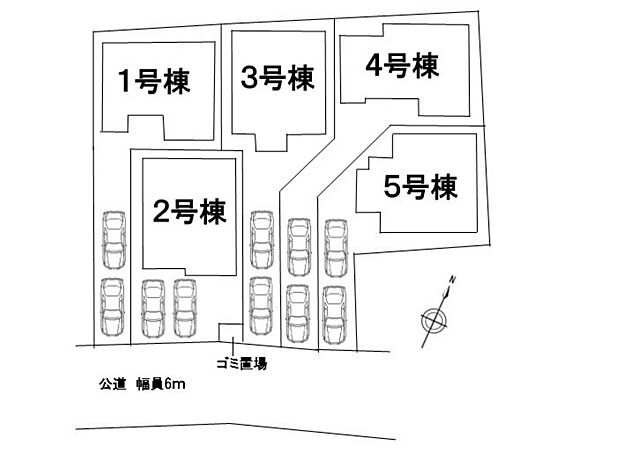 本物件は5号棟です