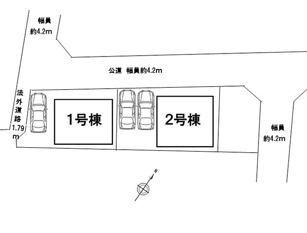 本物件は2号棟です
