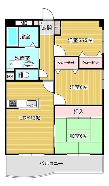 同じ建物の物件間取り写真 - ID:235005237706