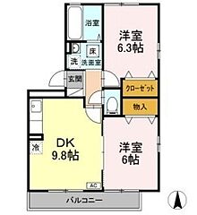 物件の間取り