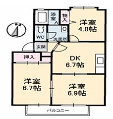 物件の間取り