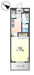 ガーベラ・テトラ 1Kの間取図画像