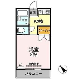 間取図画像 1K