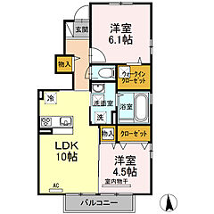 物件の間取り