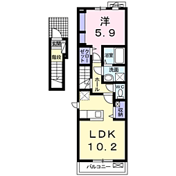 間取図画像 1LDK