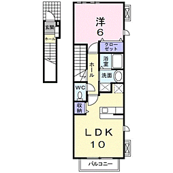 間取図画像 1LDK