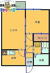 ラルジュ岡町 1階/-
