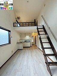 来夢館IV 1階ワンルームのリビング/ダイニング