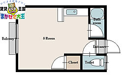 間取図画像 ワンルーム