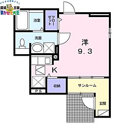 シャルマン ミチ FP 1階