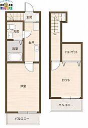 クレストモア 2階/-