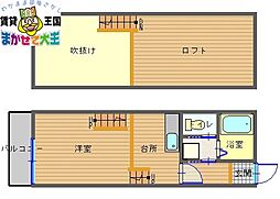 マイ・プログレス住吉 1Kの間取図画像